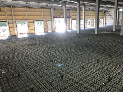 モノシリック工事の施工状況