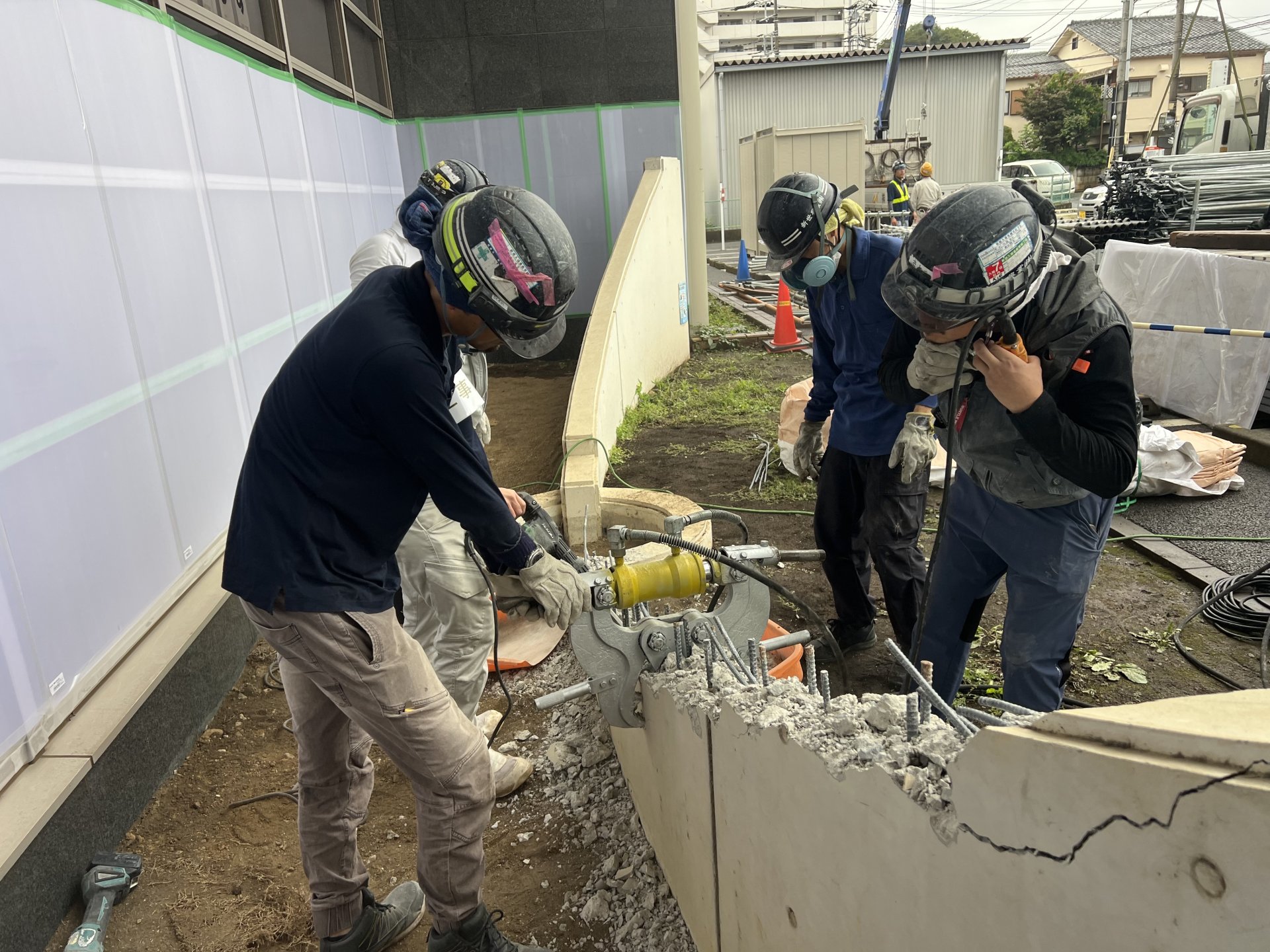 埼玉県さいたま市／事務所前モニュメント／その他 施工写真